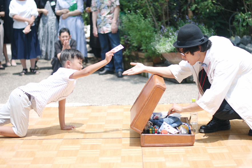 ゲストのお子様にも、パフォーマンスに参加いただきました。
