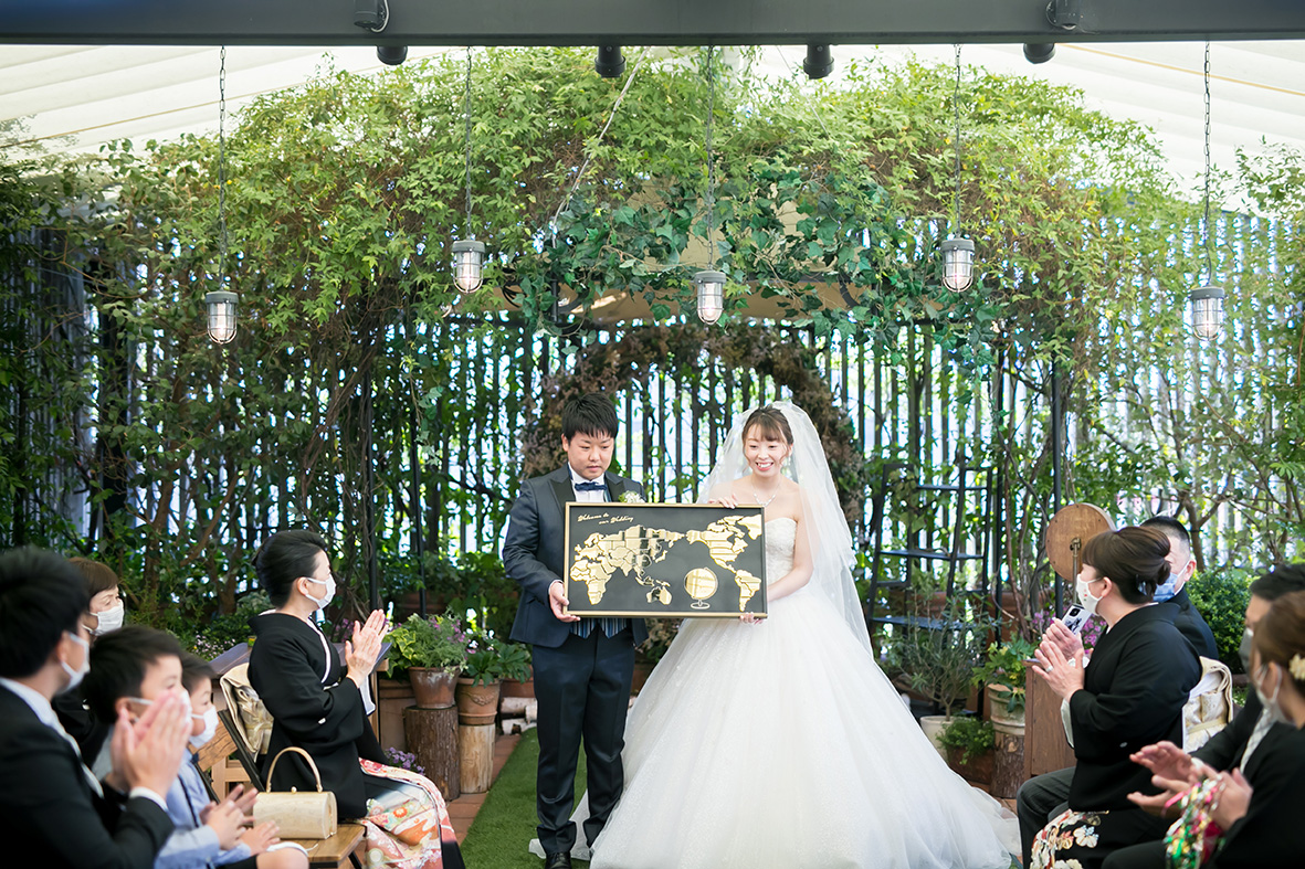 とっても素敵な世界地図のできあがり♡