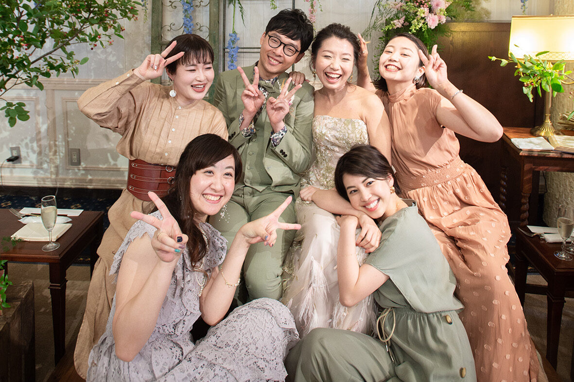 歓談時間をたくさん設けたので、ゲスト一人ひとりと写真を撮ったりお話しすることができました。