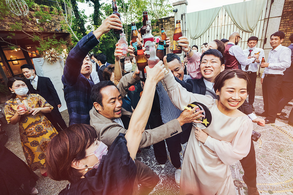 ガーデンで乾杯！！