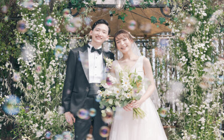 ノビアノビオ　ガーデンチャペル　新郎新婦写真