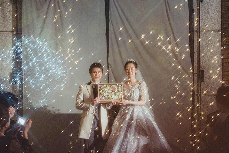 結婚証明書披露