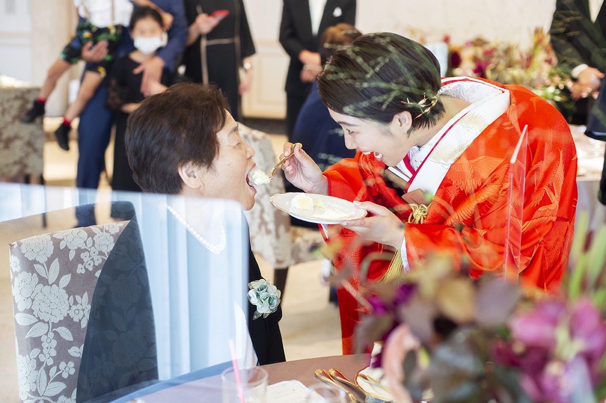 おじいちゃんおばあちゃん達にも幸せのおすそ分け