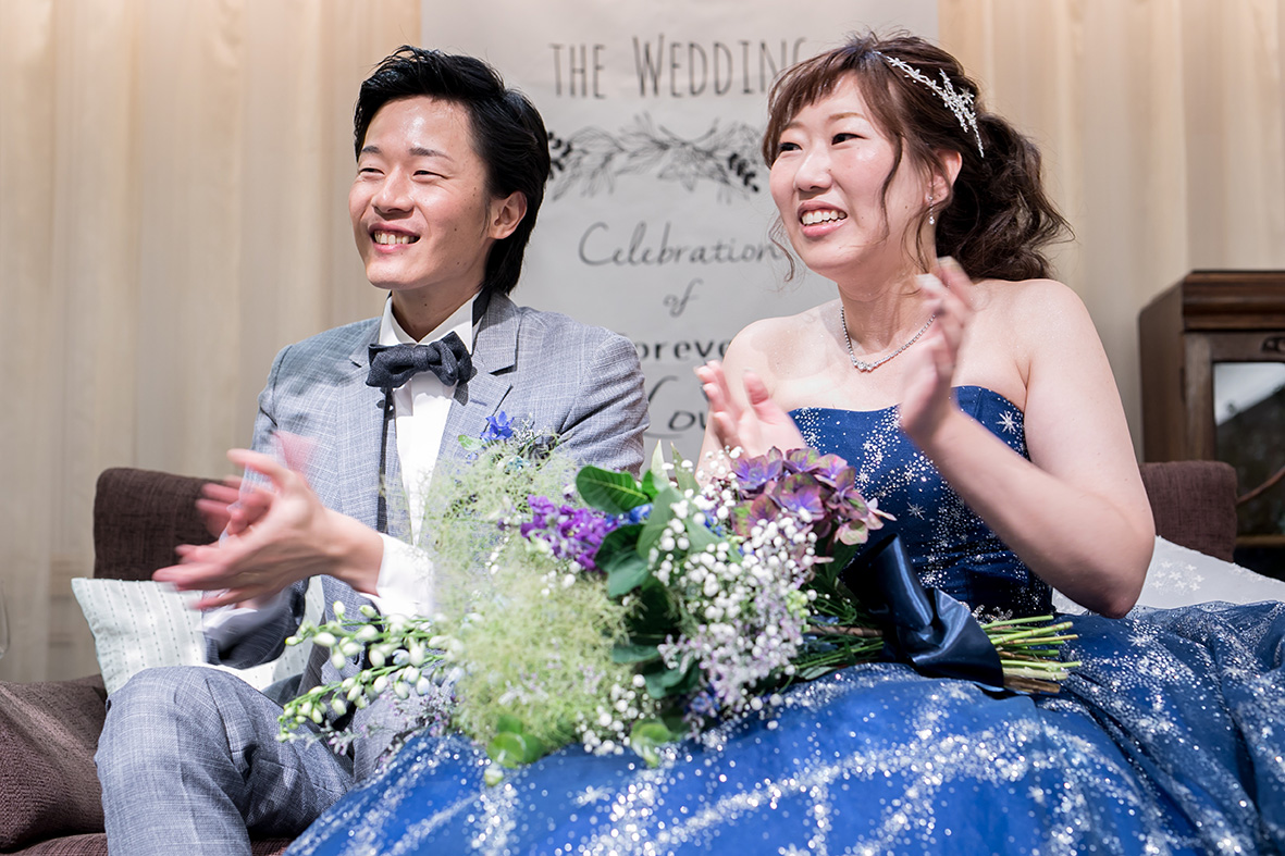 新郎新婦様からメッセージ 準備は大変なこともたくさんあったけど、 私たちのやりたいことを形にしてくださった 廣瀬さん、スタッフの皆様、本当に本当に ありがとうございました！ 楽しく幸せな時間をノビアノビオで過ごせたこと、間違いなく人生で一番の思い出です★