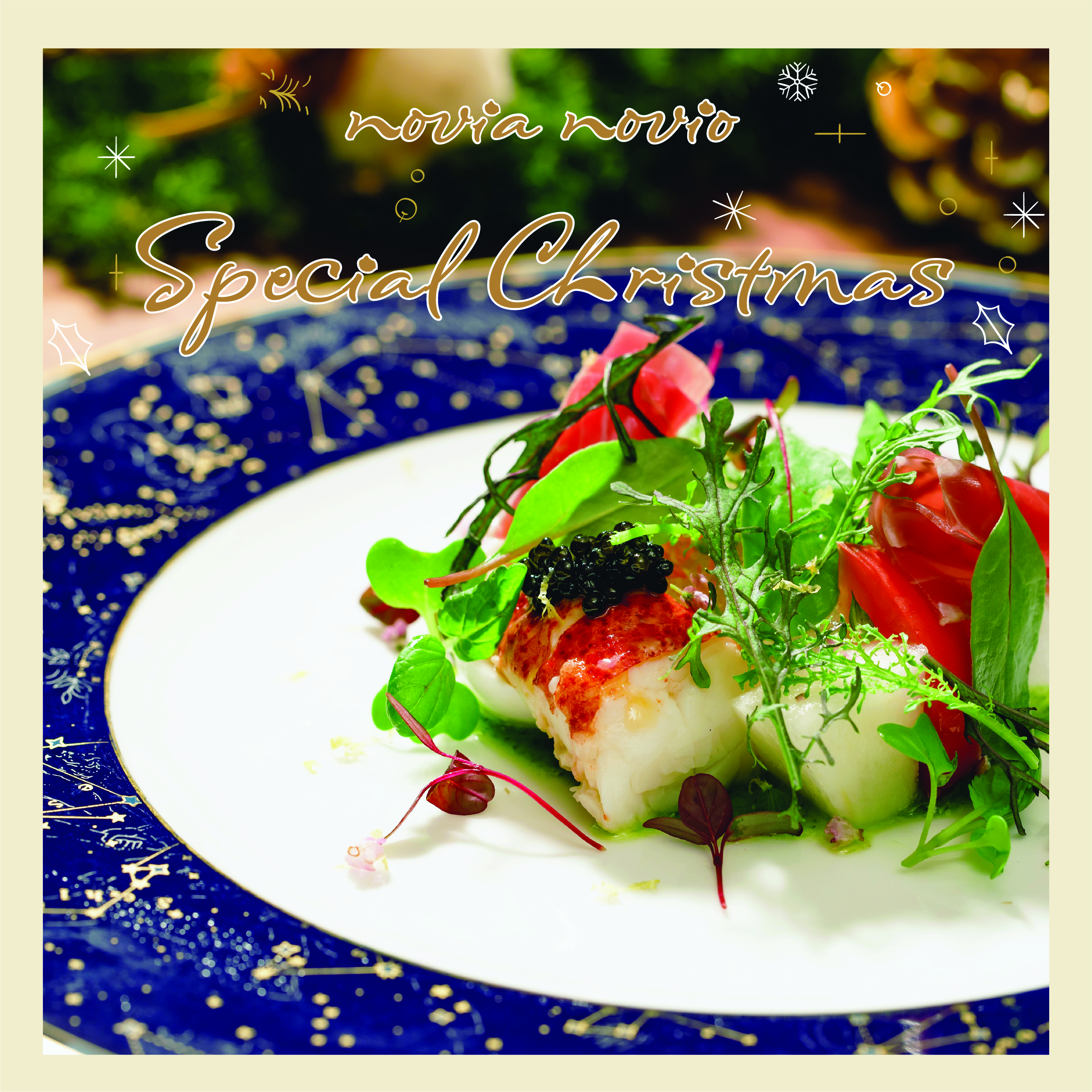 ノビアノビオ　クリスマスランチ　告知用画像