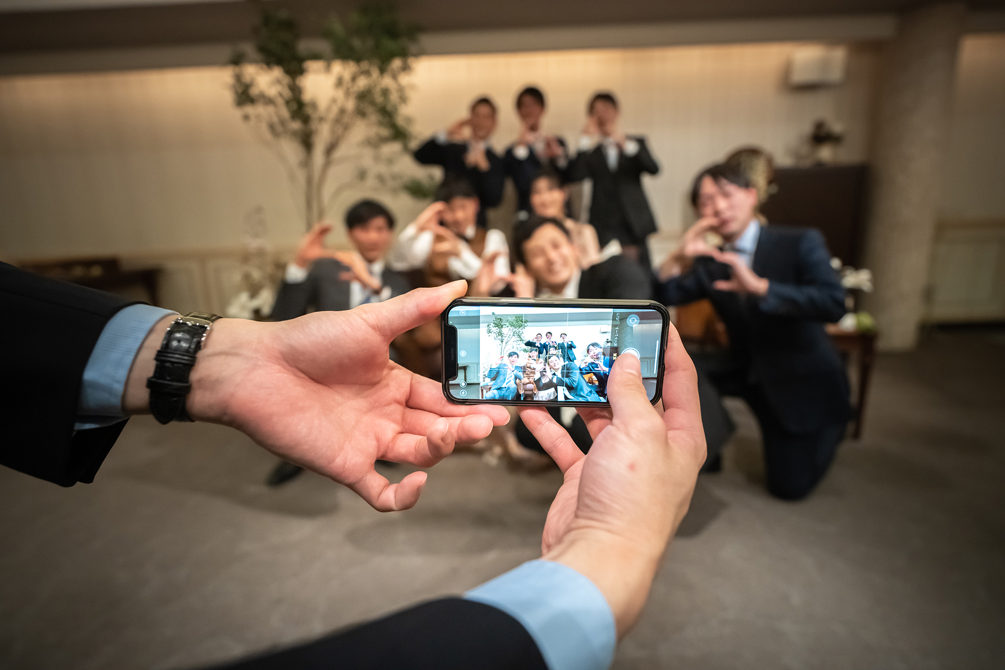 新郎新婦　ゲスト　スナップタイム