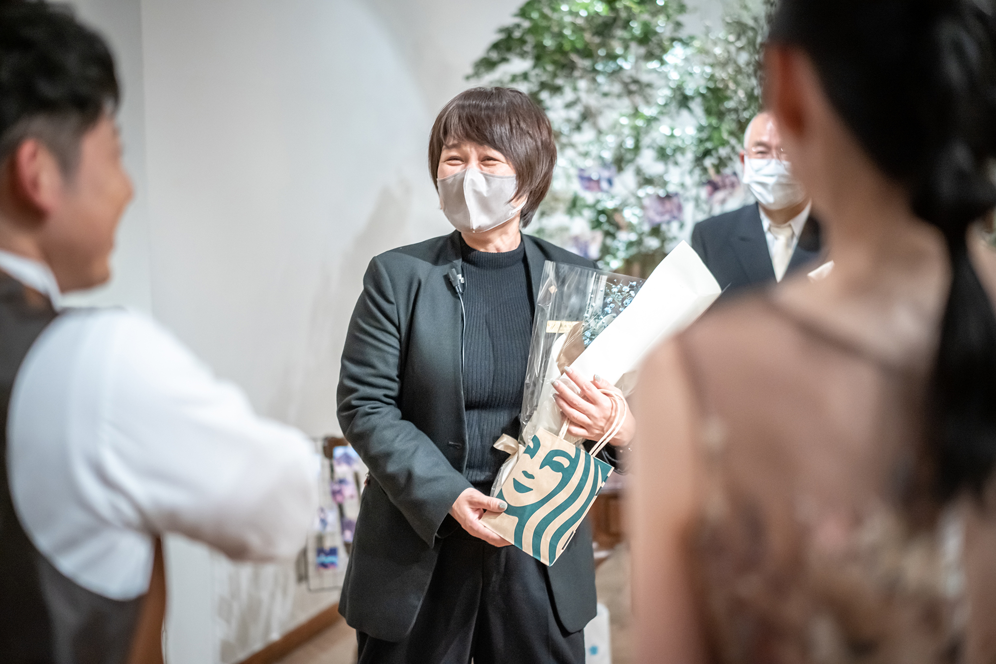 新郎新婦から支配人へのプレゼント
