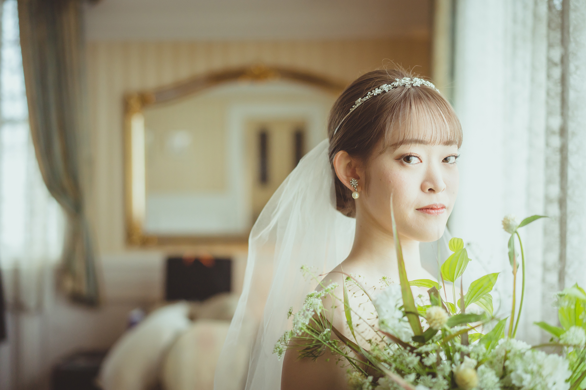 新婦　ブライズルーム　お支度