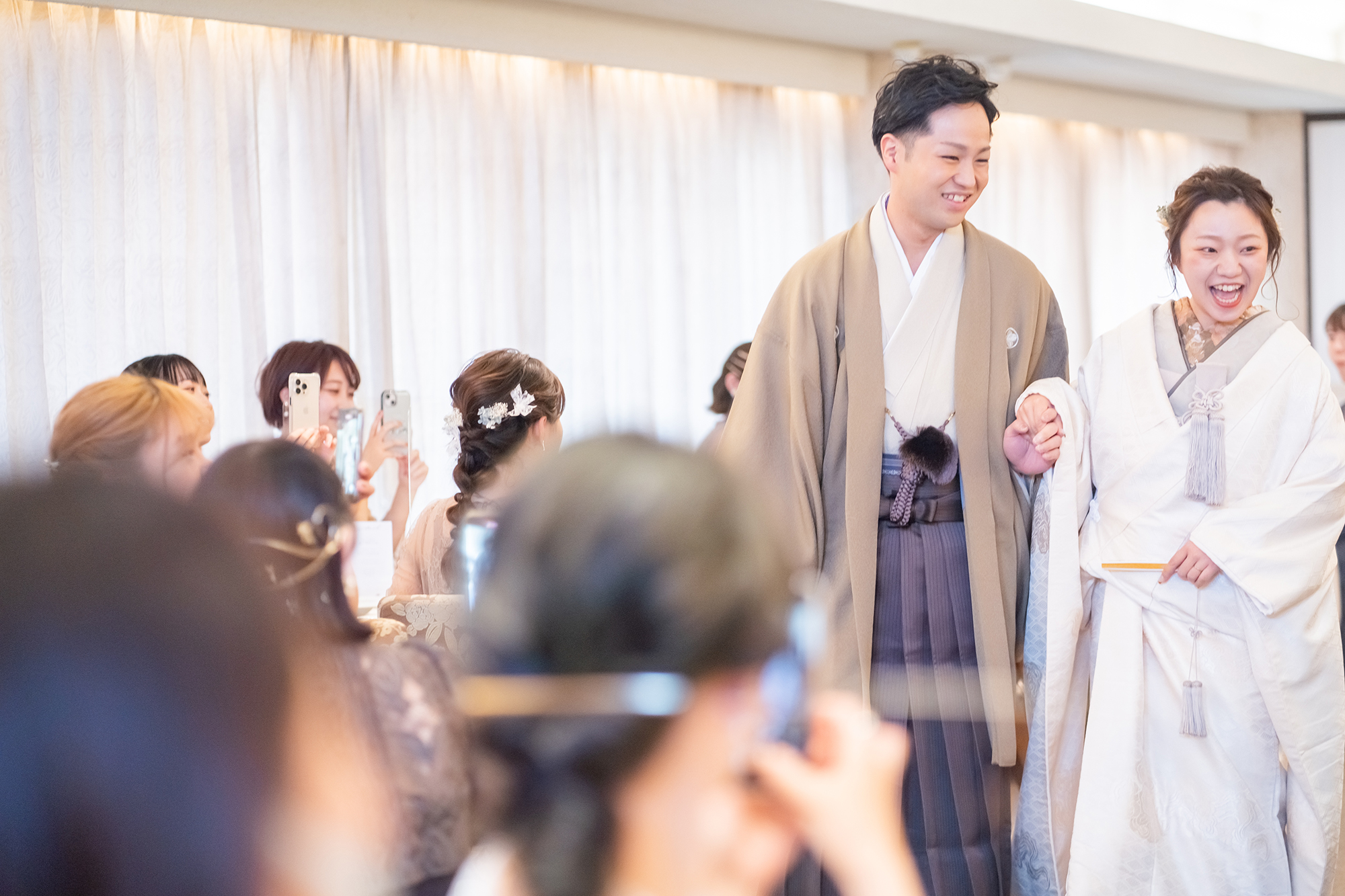 お色直し　和装入場