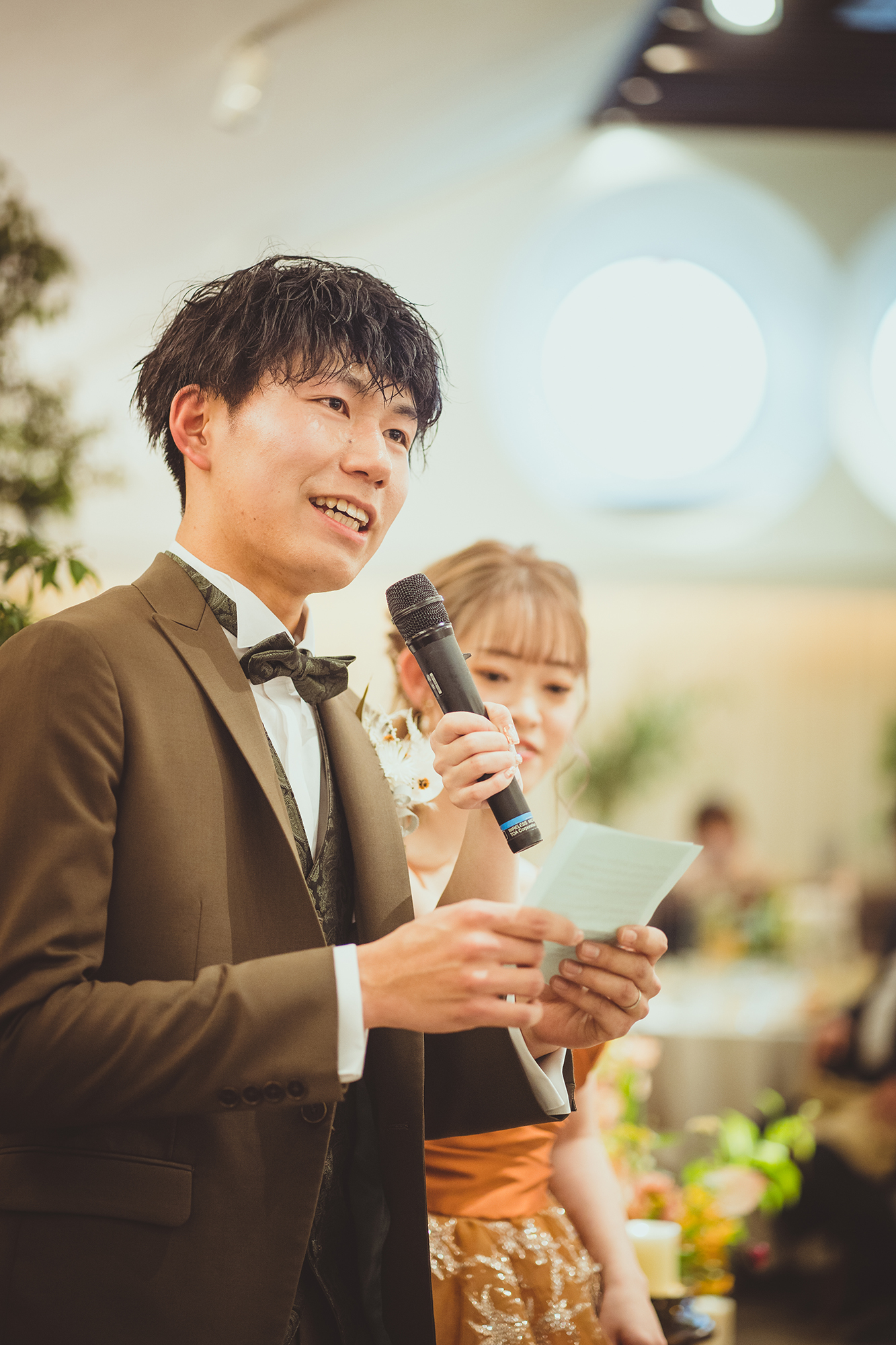 新郎手紙朗読