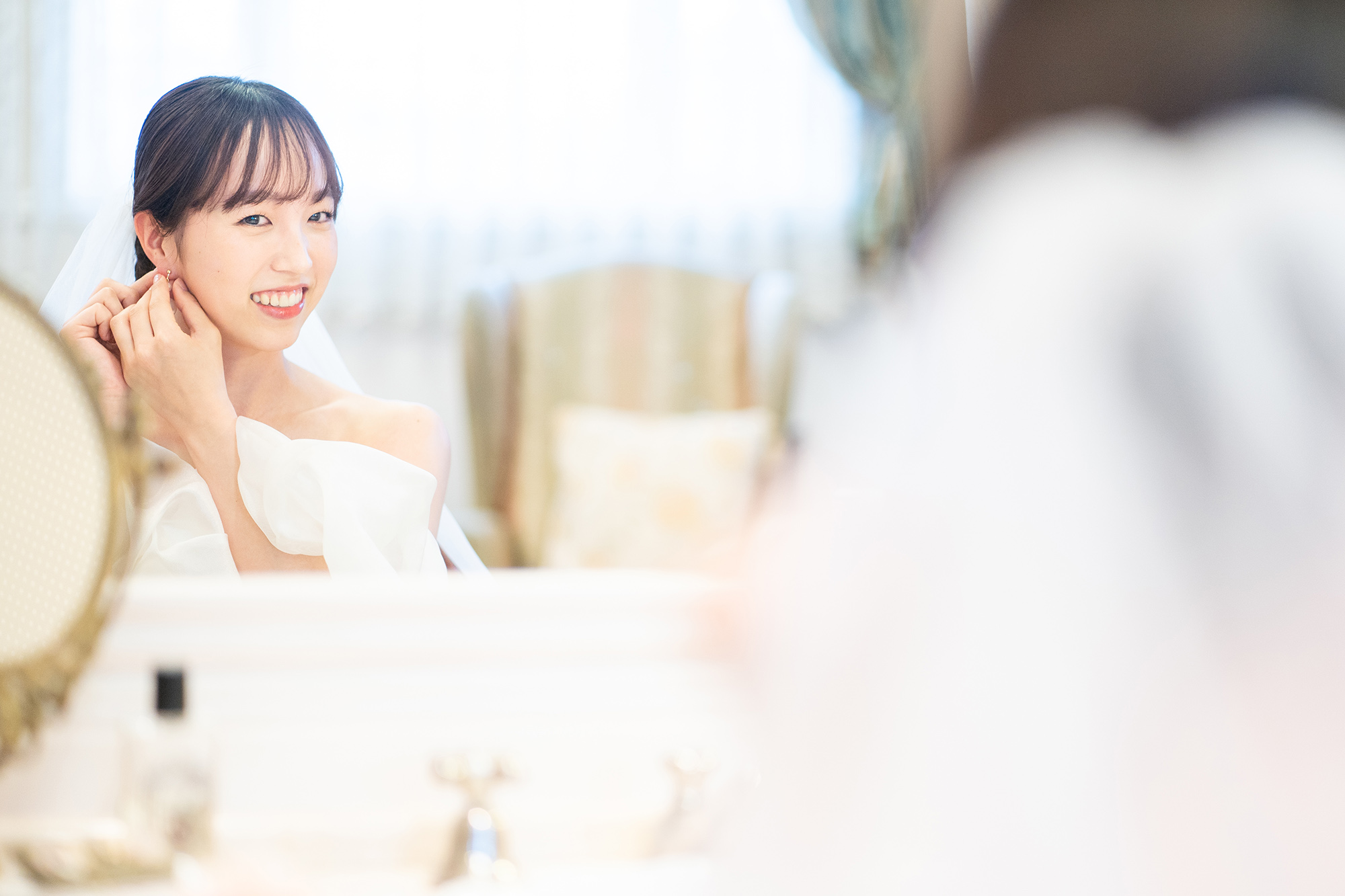 新婦様　ブライズルーム　お支度