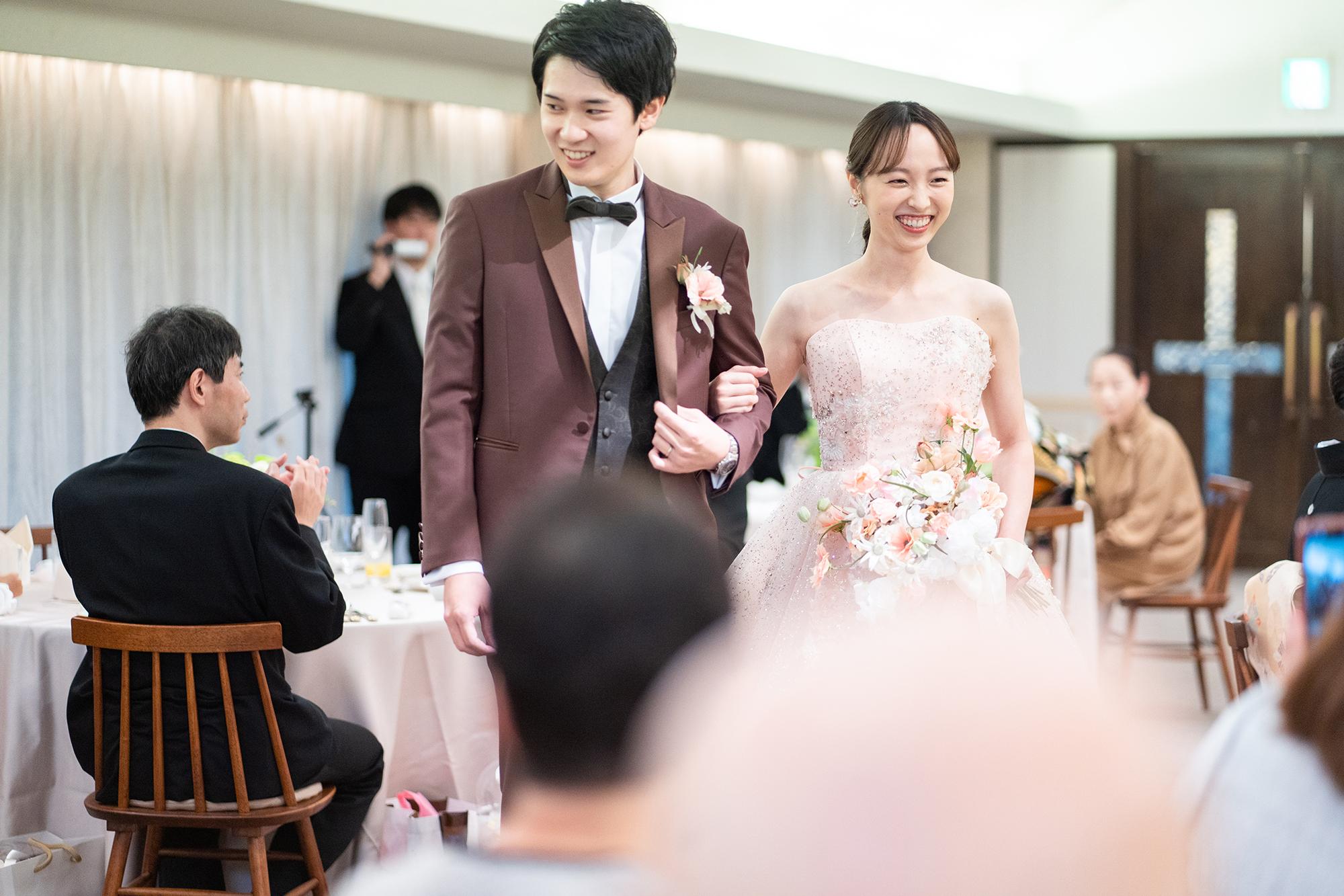 新郎新婦　披露宴入場