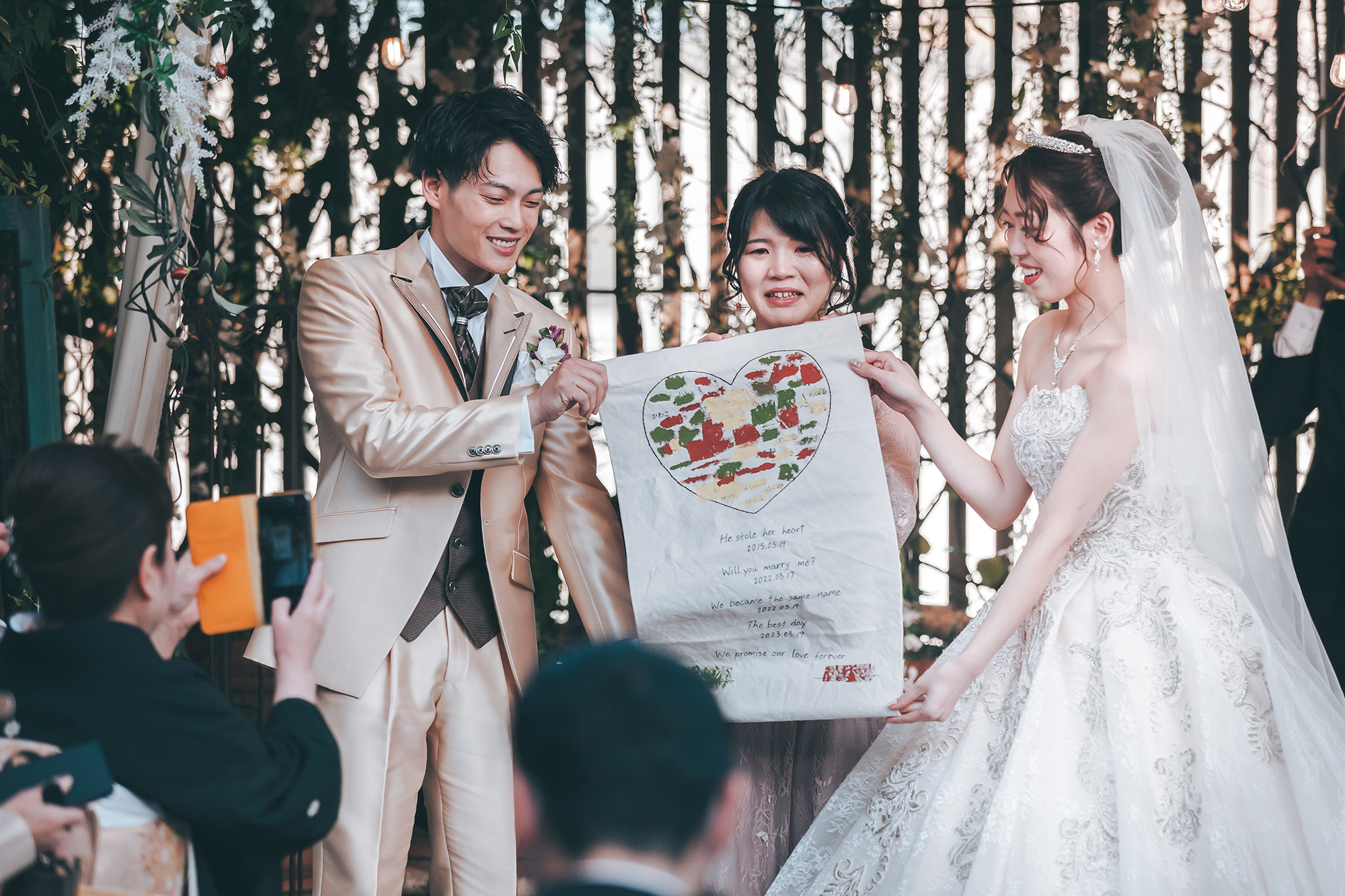 結婚証明書　披露