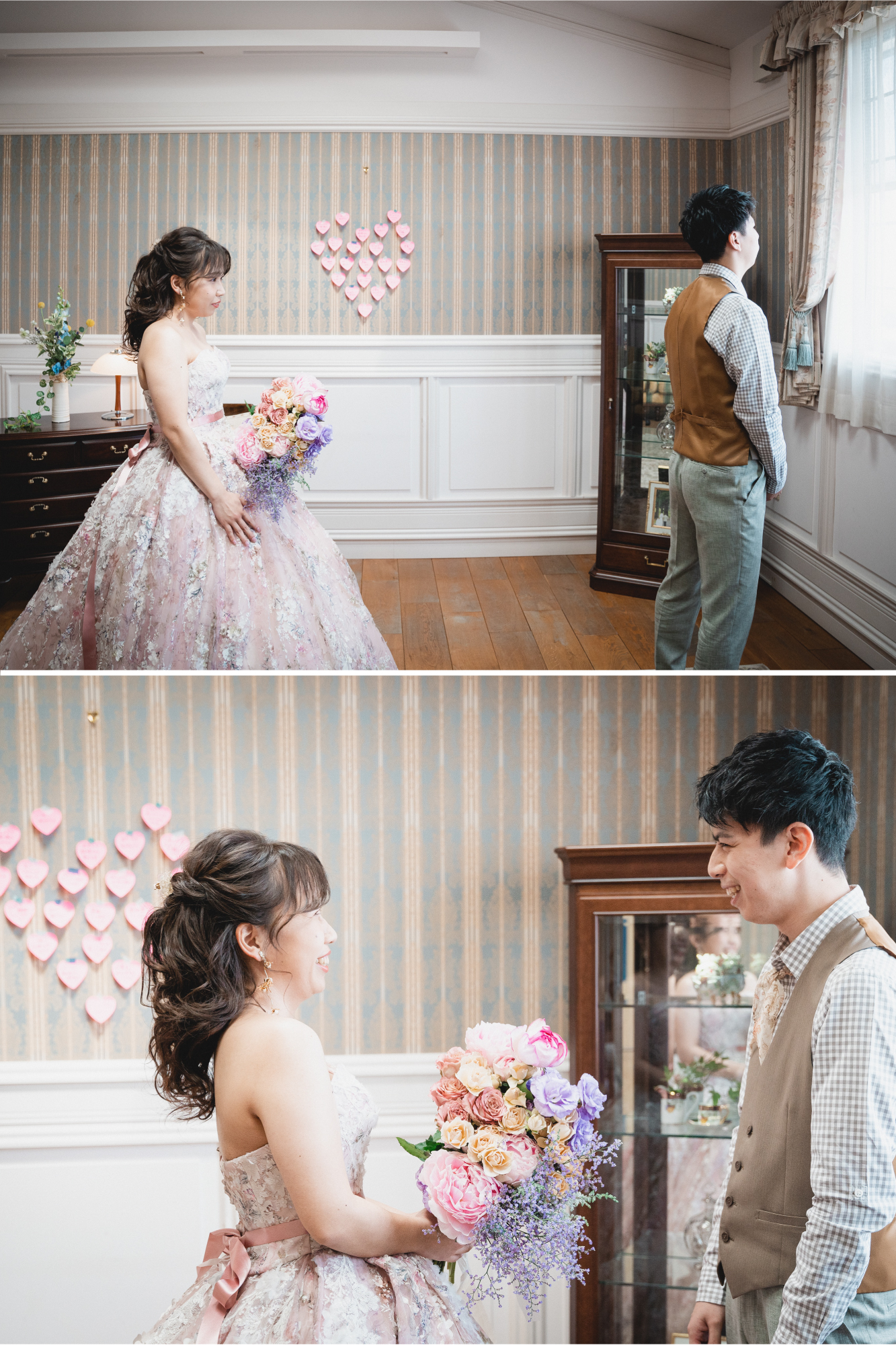 新郎新婦　ウォールレター　ファーストミート