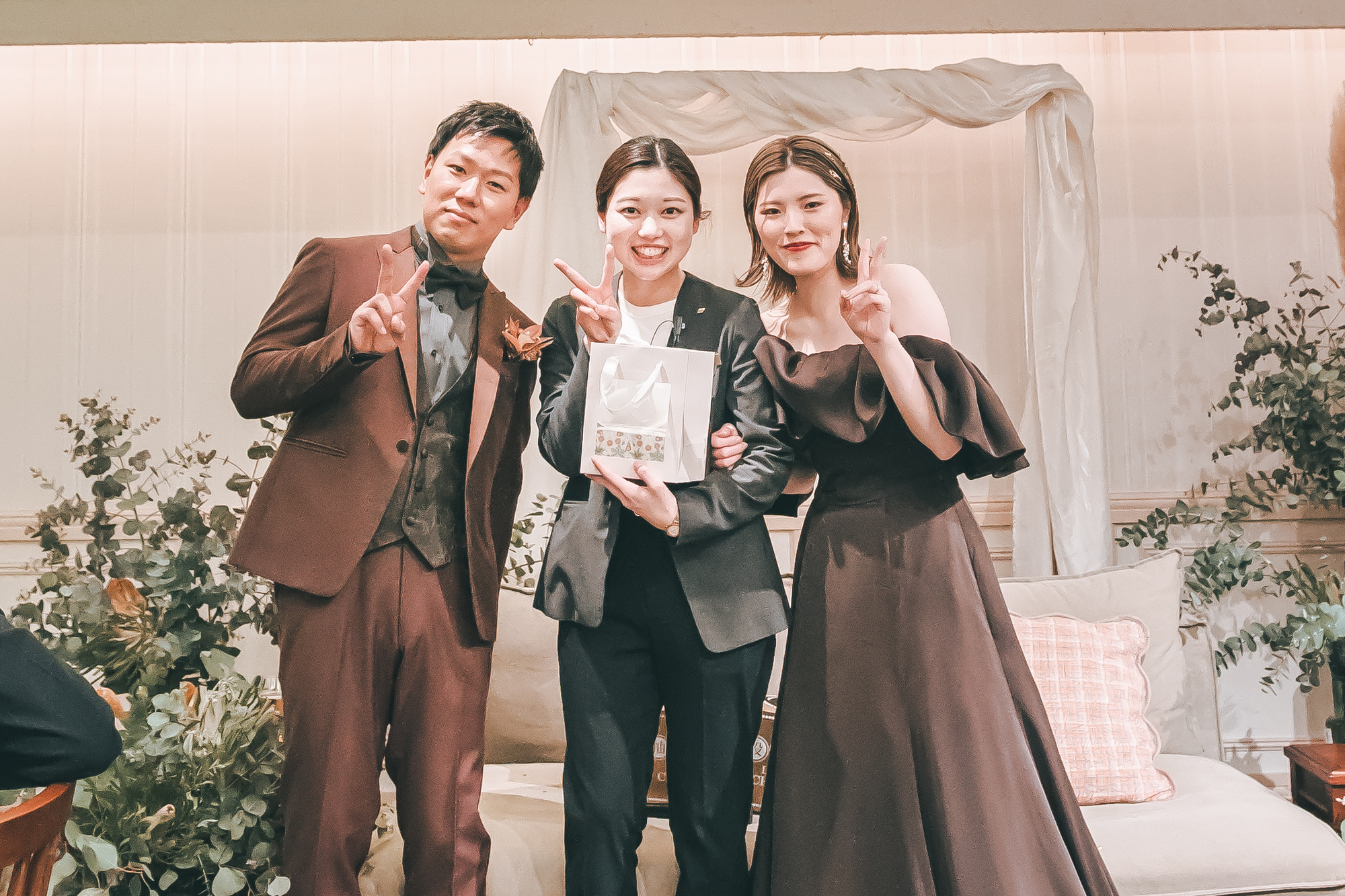 新郎新婦　プランナー　プレゼント