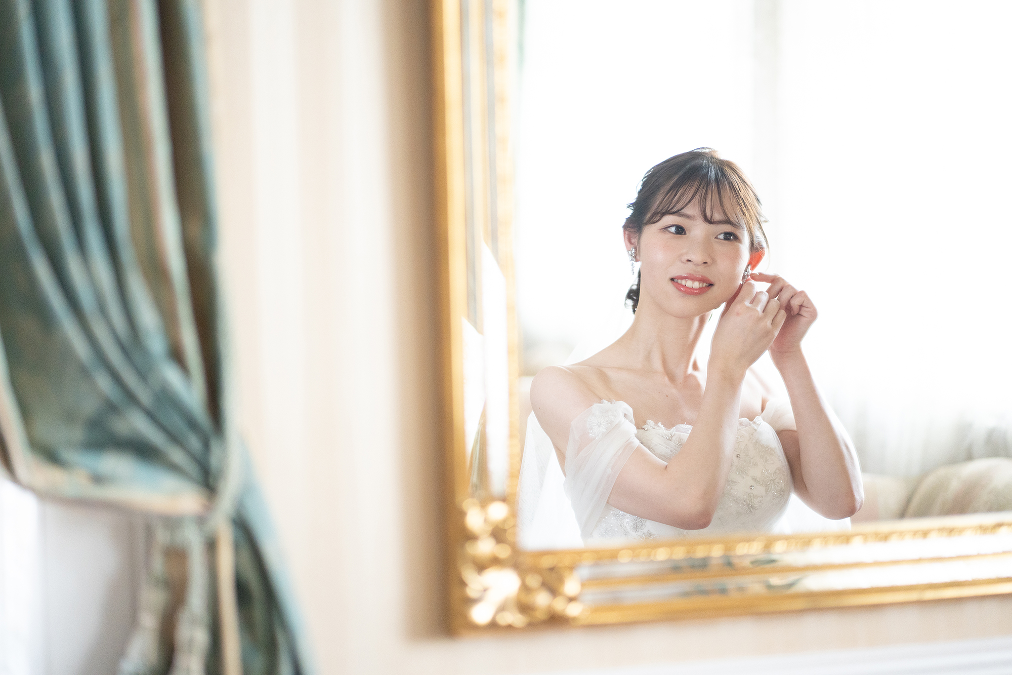 新婦様　ブライズルーム　お支度