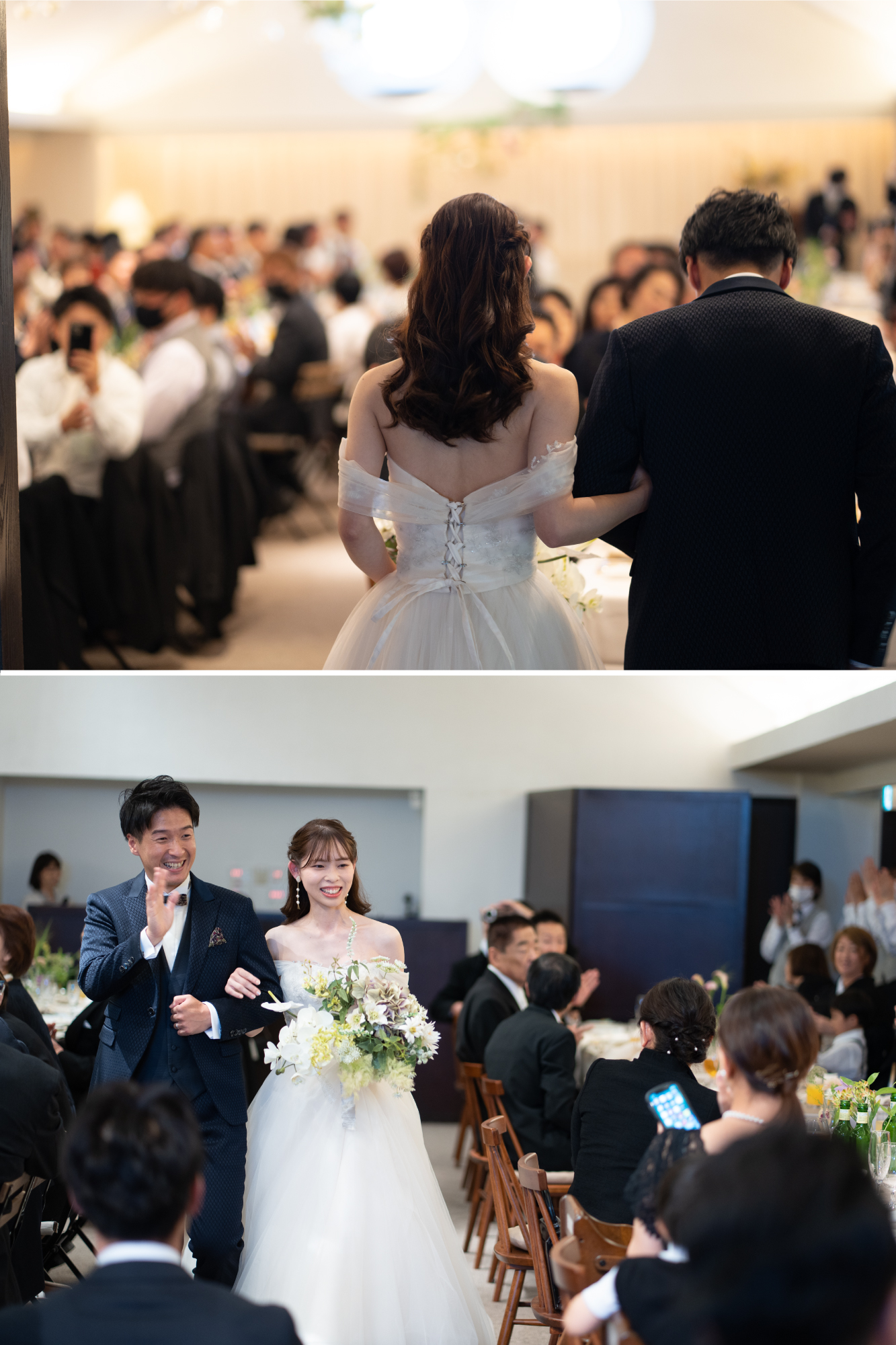 新郎新婦　披露宴入場