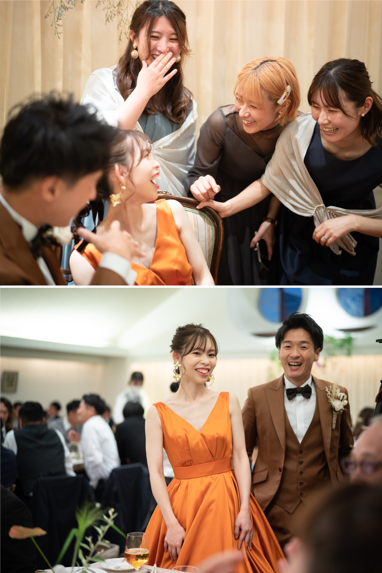 新郎新婦　ゲスト　歓談