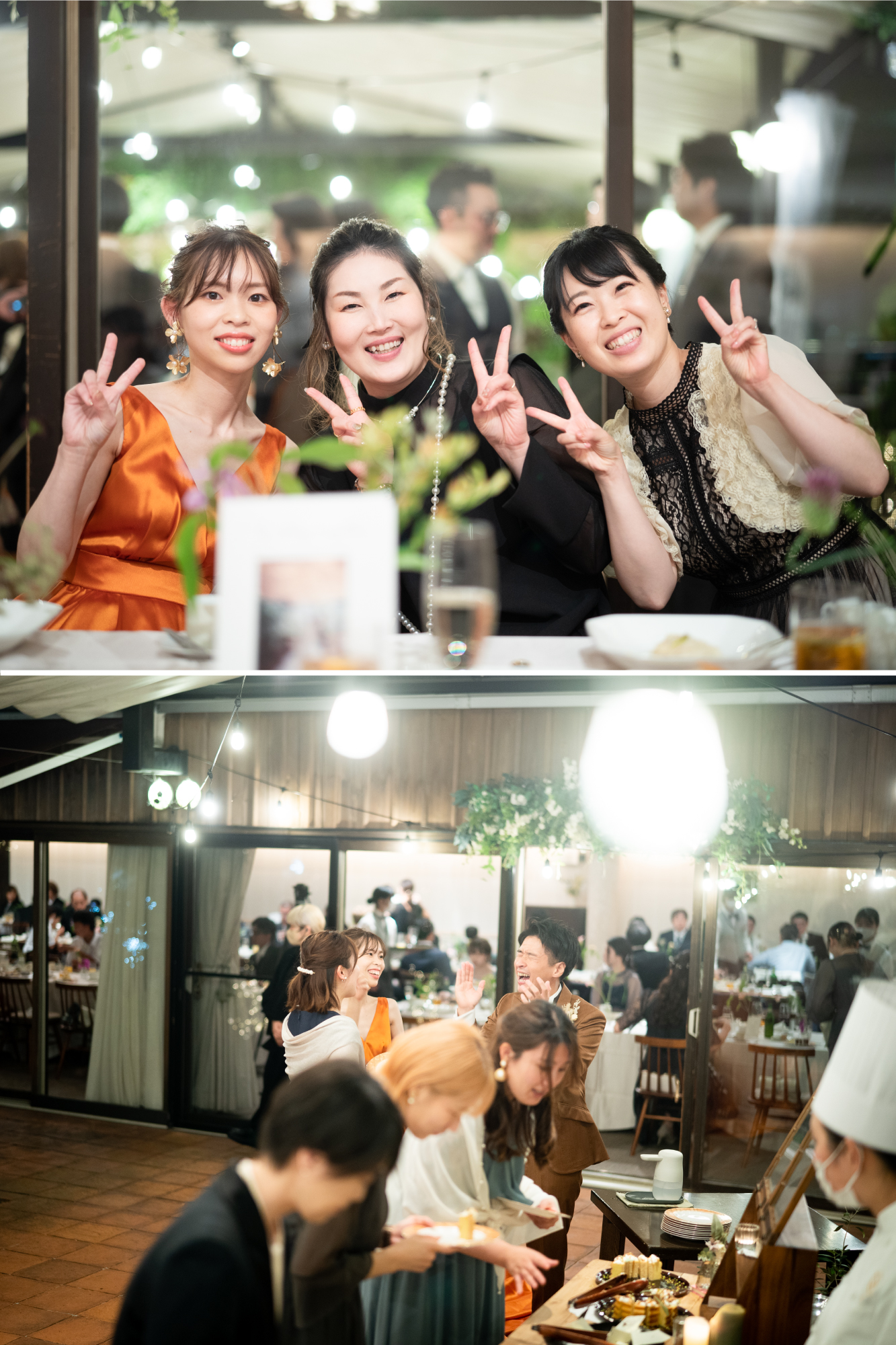新郎新婦　ゲスト　フリータイム