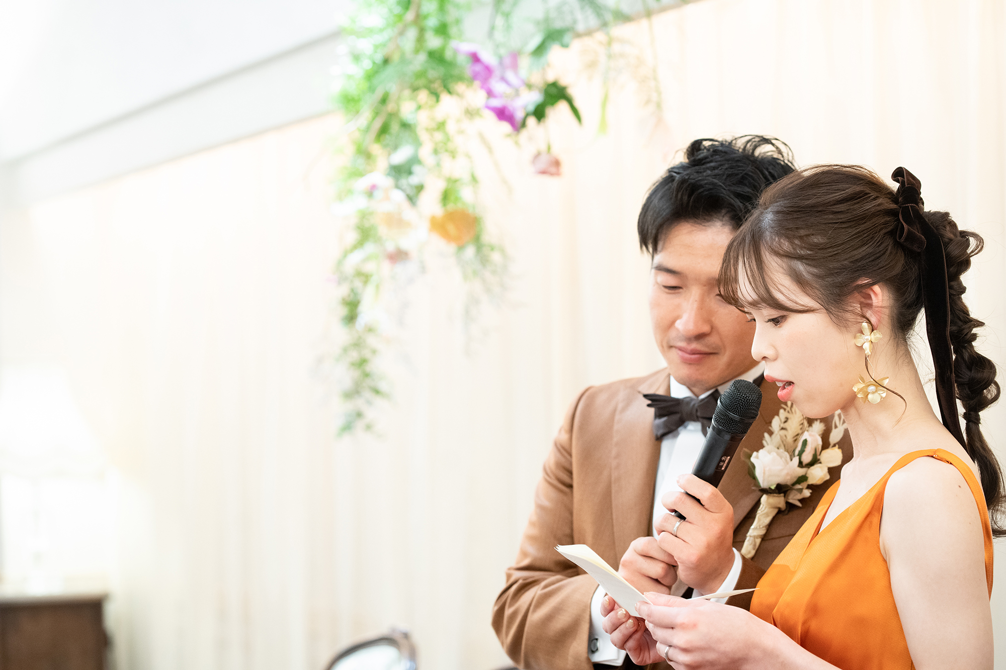 新婦手紙朗読