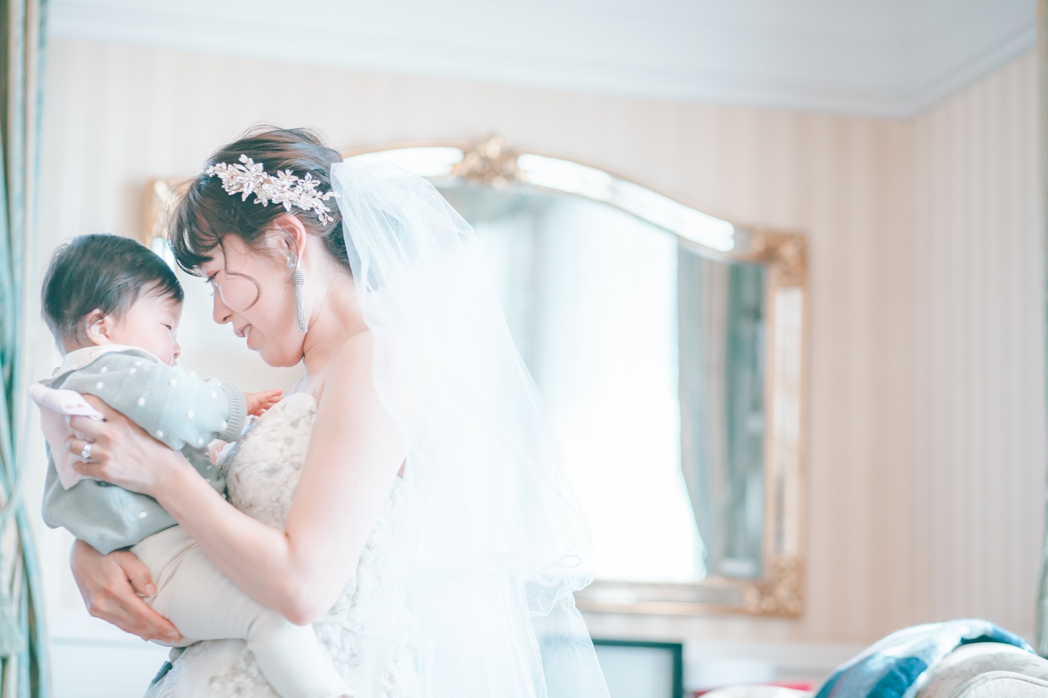 新婦様　お子様　パパママ婚